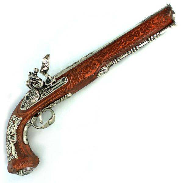 フロントロックピストル西洋式古式銃スペイン（レプリカ）