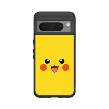 Pixel 8 Pro SolidSuit 黑 - 寶可夢 Pokemon - 大臉系列-皮卡丘