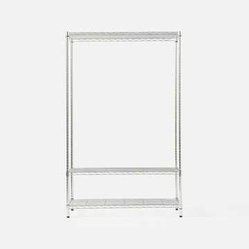 特力屋鍍鉻三層架寬106*深46*高160公分