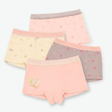 minihope歡樂森林女童四角褲(4件組D)