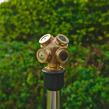 🎉​實用高效​🎉​草坪園林自動澆蓮蓬頭水器 全銅灌溉 降溫除塵噴灌 全銅四噴 噴頭帶濾網