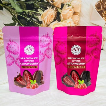 土耳其 elit 草莓甜心巧克力 80g 黑巧克力/牛奶巧克力 兩款供選 草莓巧克力
