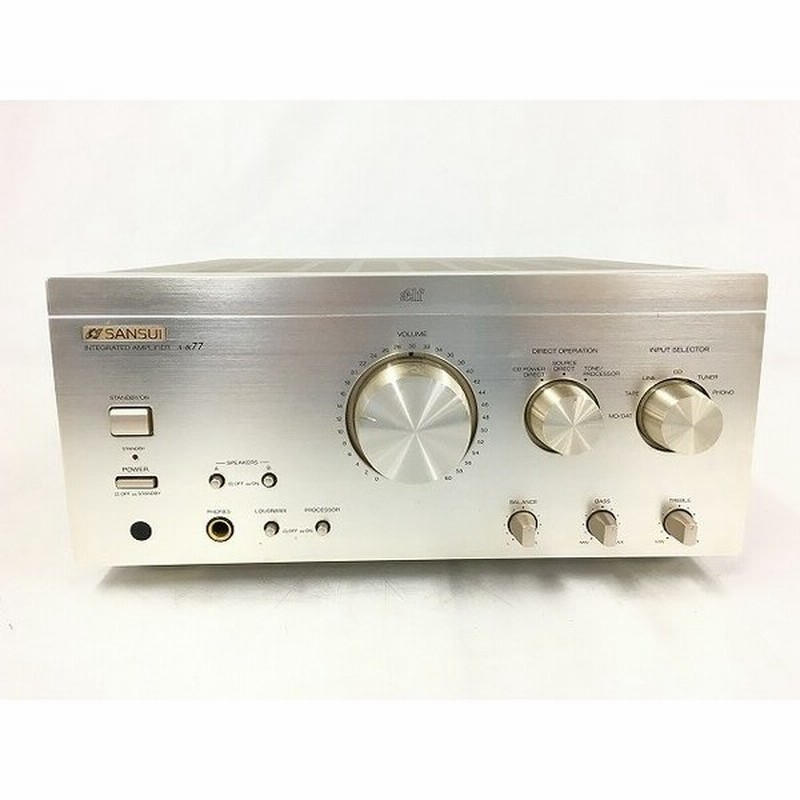 SANSUI 山水 サンスイ CD-α99 MD-α77アンプ チューナー - アンプ