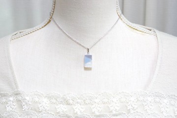 樹脂藝術 長方形墜飾・Mellow