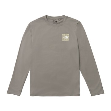 The North Face M BREEZE L/S TEE GRAPHIC - AP 男 UPF50防曬長袖上衣 NF0A8J8Y2MB