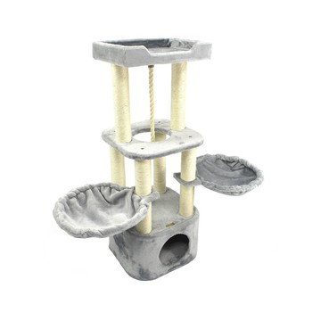 doter 寵愛物語 CT60 瞭望貓窩貓跳台  高雅短毛灰  1個