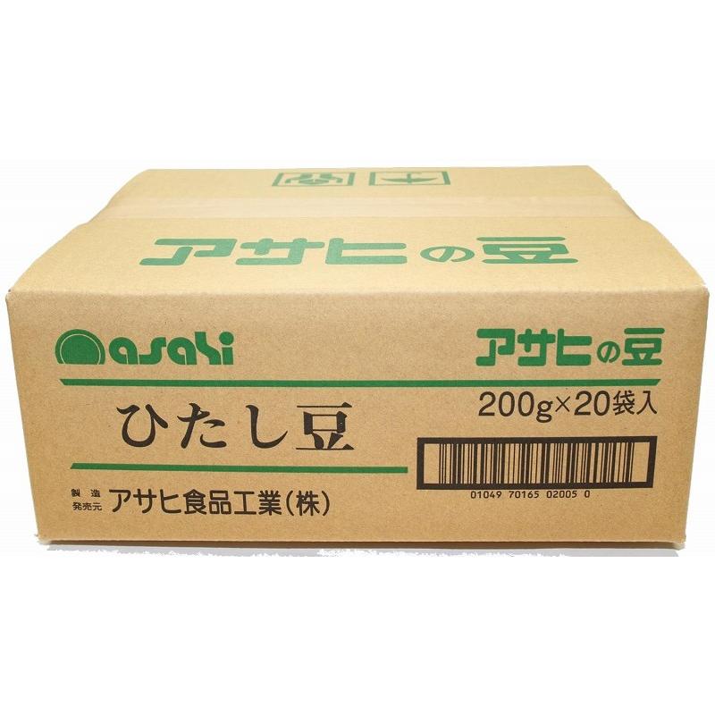 山形県産 ひたし豆 200g×20袋×4ケース 流通革命 東北産 業務用 小売用 アサヒ食品工業 青大豆 青豆 国産 乾燥豆 16kg