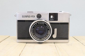【功能完整】老底片相機 奧林巴斯 OLYMPUS PEN EED S/N542771 p083