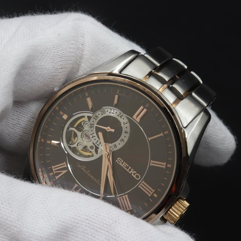 SEIKO プレサージュ 4R39-00B0 自動巻き腕時計 セイコー