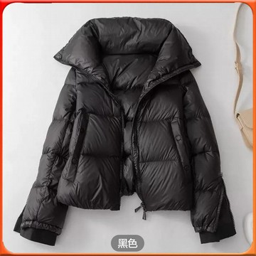 🥇台灣出貨🥇 黑色短款羽絨棉服女2023年新款爆款鼕裝女裝鞦鼕外套女厚鼕季加厚 ✨️滿額免運✨️147-12-B