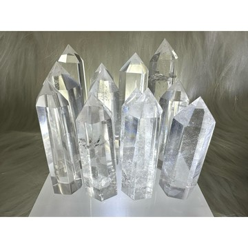 遇見 白水晶晶柱 1-101 晶柱 白水晶柱 天然水晶 招財淨化 淨化消磁 透料 白水晶 晶柱 激光料 白晶柱 晶王
