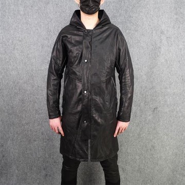 暗黑系列日本產連帽無內里大衣