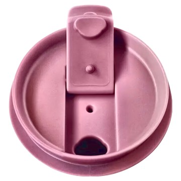 HYDY 兩用隨行杯 扣蓋式防護杯蓋 耐熱140°C  玫瑰  1個