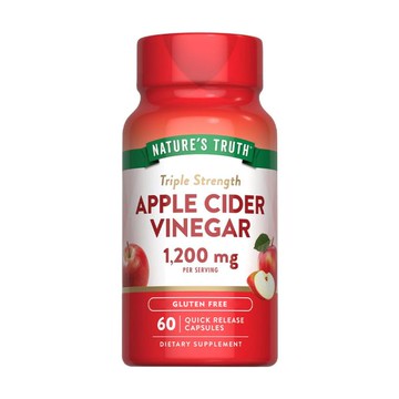 [Nature's Truth綠萃淨] 特級蘋果醋窈窕膠囊 (60粒/瓶)-特級蘋果醋窈窕膠囊