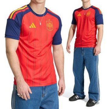 Adidas Rfef H Jsy 男款 紅藍色 足球 世界盃 西班牙 球衣 吸濕 排汗 運動 短袖 JN4390