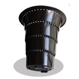 【單層圓形控根蘭花盆-DR180C-C內盆-內徑18*外徑21.5*高23cm-3件/組】 PP環保塑膠套盆 可吊盆 蘭花專用盆-5101023