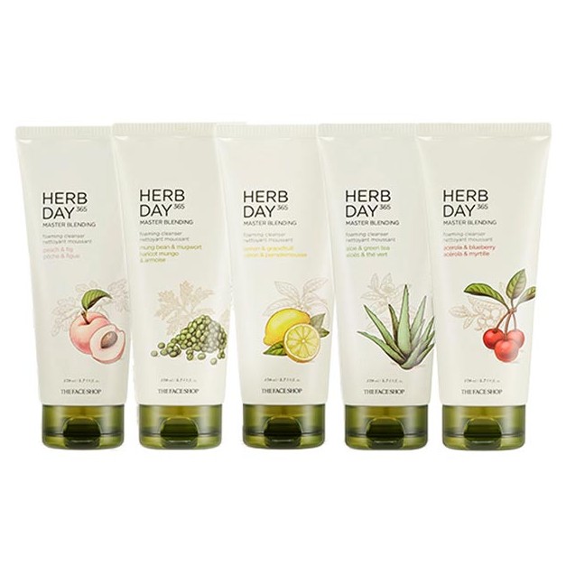 韓國 THE FACE SHOP~草本洗面乳170ml