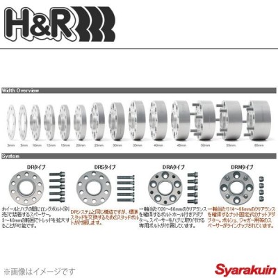 H&R ホイールスペーサー Mercedes Benz W221(Sクラス) 5mm 5穴 PCD112