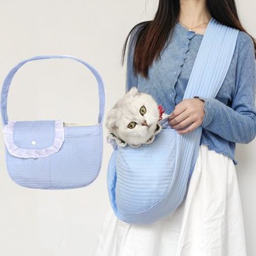 透氣寵物包貓咪外出單肩斜跨包貓咪狗狗中小型犬便攜式旅行側背包