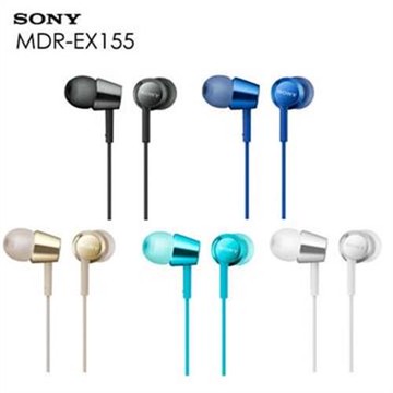 SONY MDR-EX155 細膩金屬 耳道式耳機【共5色】