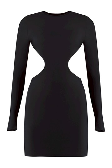 Balenciaga Cut Out Mini Dress