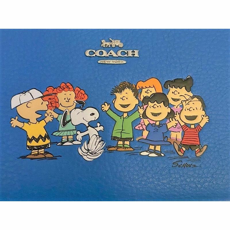 コーチ COACH 新作セール COACH スヌーピー コラボ 長財布 COACH