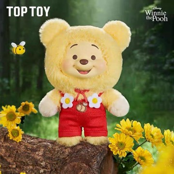 TOPTOY 小熊維尼糖果熊毛絨 小熊維尼 噗噗 糖果熊 搪膠 毛絨 盲盒 盒玩 一中盒【預購】