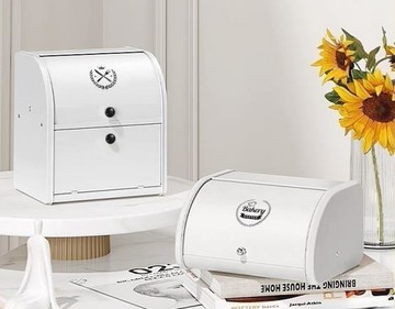 麥桶桶同款玄關收納箱家用零食雜物門口桌面雙層整理儲盒