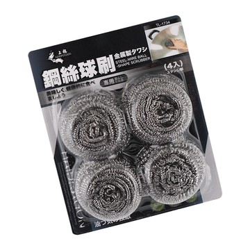 鋼絲球刷-4入x4卡