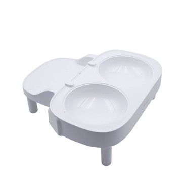 【Homerunpet霍曼】霍曼餵食器增高餐架(雙碗)