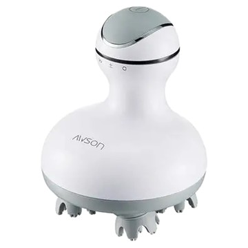 AWSON 歐森 輕攜式頭肩按摩器 AWM-8001 模擬真人按摩手法 IPX6防水 乾濕兩用  白色