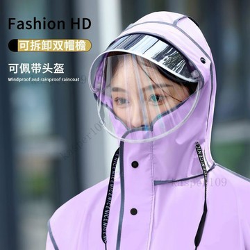 新款♥雨衣女款男長款全身防暴雨女士一體式成人防雨電瓶電動車專用雨披