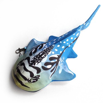 設計款BG137 - 【牛津棉布】波口鱟頭鱝造型萬用包