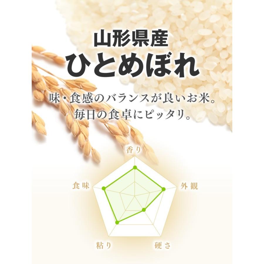 お米 10kg (5kg×2袋) ひとめぼれ 山形県産 令和5年産 精米 お米 ryi1005