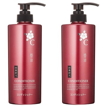 KUMANO 熊野油脂 四季應時椿油潤髮乳 600ml  2瓶