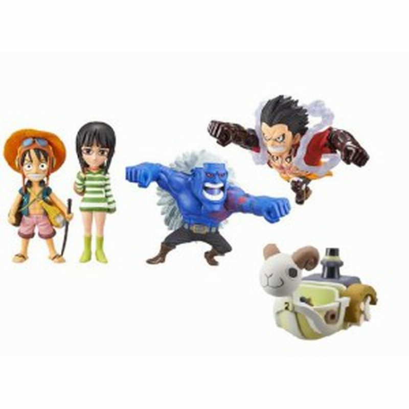 ワンピース 組立式ワールドコレクタブルフィギュア Wcf トレジャーラリー４ ミニメリー2号ver 全５種セット 新品 通販 Lineポイント最大2 0 Get Lineショッピング