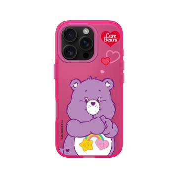 iPhone 16 Pro Clear 粉漾桃 - Care Bears - Best Friend Bear