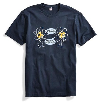 物理學原子雙關科學笑話蜘蛛俠同款 極客GEEK純棉T恤男女學生短袖