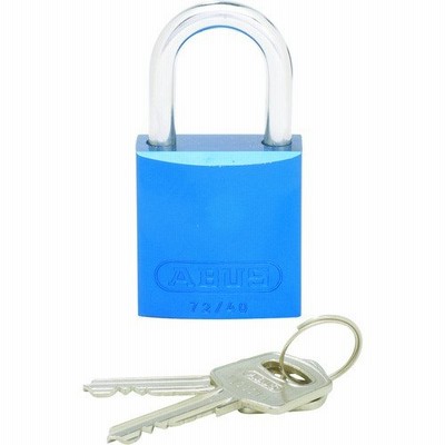 ■パンドウイット ロックアウト用ハイセキュリティパドロック 青 PSL7BU(8257338)