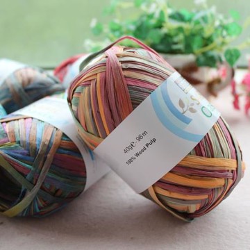 蘇菲亞夏季鉤針線 綠洲紙線純木漿線 帽子包包線