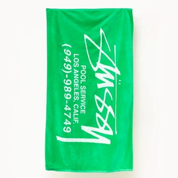 【JPPSC】2026SS STUSSY POOL SERVICE BEACH TOWEL 海灘 毛巾 浴巾 地毯