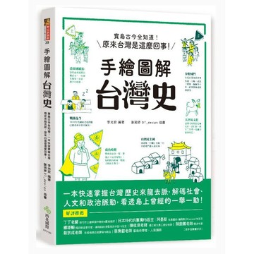 【西北國際】手繪圖解‧台灣史(台灣歷史的100件關鍵大事！) 歷史 社會 人文