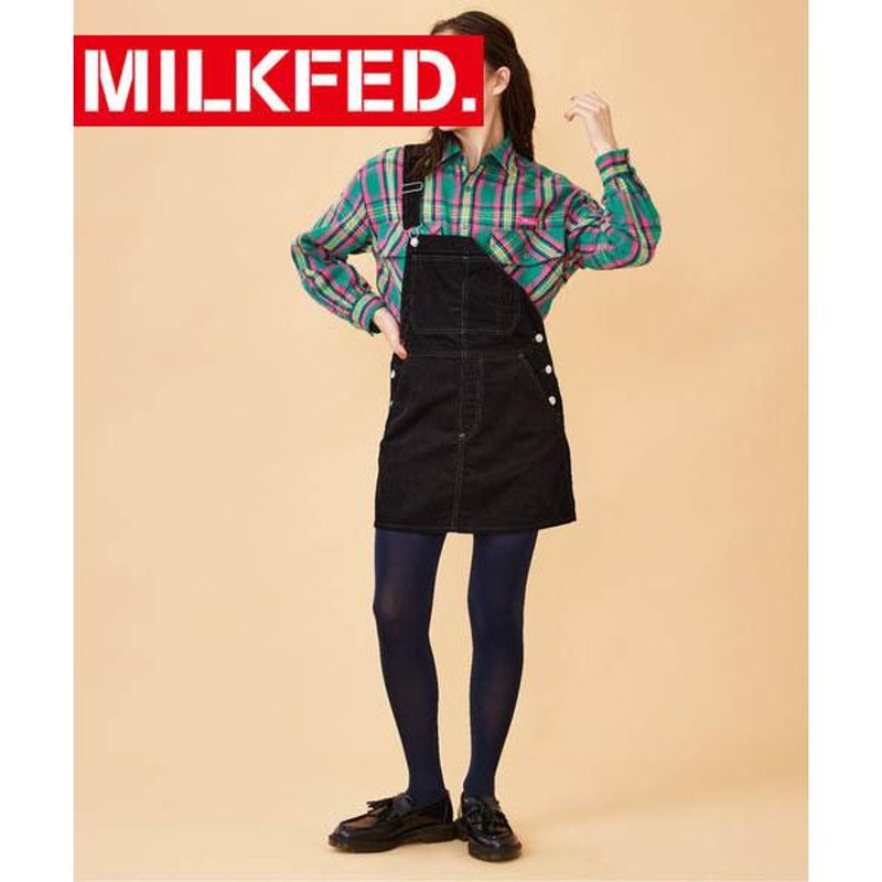 スカート ジャンパースカート ミルクフェド MILKFED CORDUROY MINI