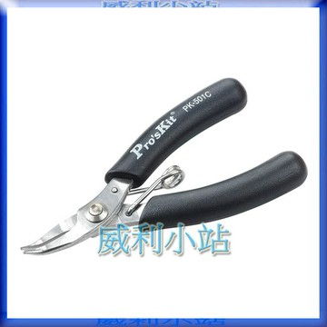 【威利小站】 ProsKit 寶工 1PK-501C PK-501C 不銹鋼掌心無牙彎嘴鉗(100mm)
