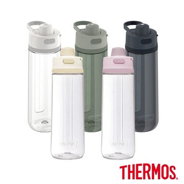 美國製【THERMOS 膳魔師】彈蓋輕水瓶710ml_多色任選(TP4329)