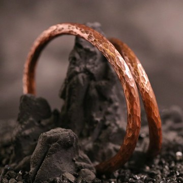 紅銅手環 Copper bangle - 樹之鐲