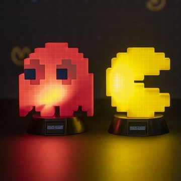 【Paladone UK】 PAC-MAN ICON系列 造型小夜燈-紅色鬼魂BLINKY/吃豆人【墊腳石】
