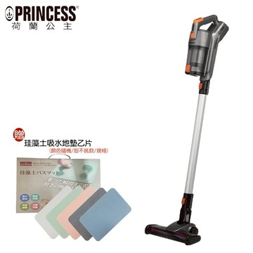 【⚡ 一日快閃⚡】PRINCESS 荷蘭公主 勁旋風手持/直立二用無線吸塵器-深鈦灰 贈珪藻土吸水地墊 339640