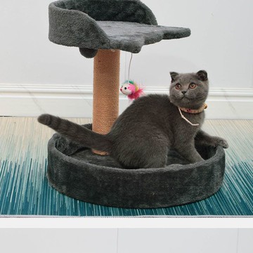 免運/可開票 快速出貨 特價貓窩大小型別墅一體貓爬架貓咪逗貓玩具貓抓板寵物貓玩具用品