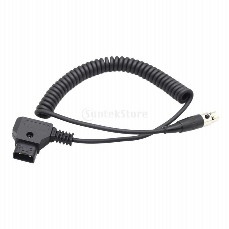 Amazon.co.jp: カメラモニター コイル状電源ケーブル XLR 4
